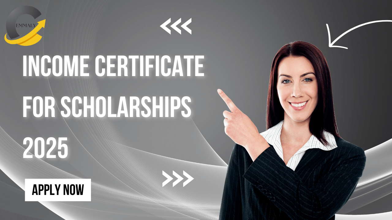 Income Certificate for Scholarships 2025